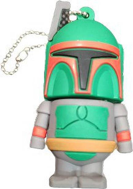 PANKREETI PDT306 Star Wars Boba Fett Cartoon Designer 32 GB Pen Drive Compatible with Netbook, Gaming Console, Desktop Computer, Television, Laptop USB 2.0 Rubber Case