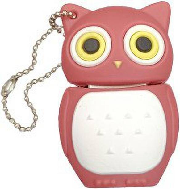 PANKREETI PDT295 Owl Cartoon Designer 32 GB Pen Drive Compatible with Netbook, Gaming Console, Desktop Computer, Television, Laptop USB 2.0 Rubber Case