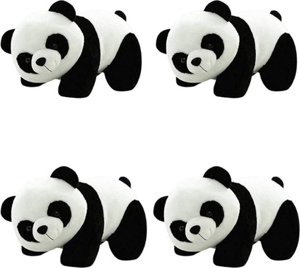 Toyhaven Special pack of 4 adorable Panda soft toys/ For kids, gifting , decoration and more - 25 cm