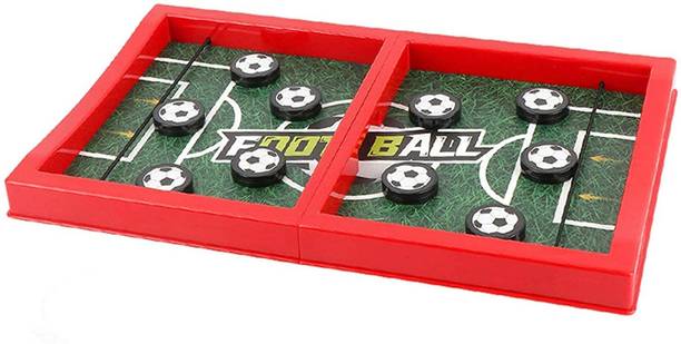 VikriDa Fast Sling Puck Game Paced Table Battle Ice Hockey Game for Adults and Kids Foosball Board Game