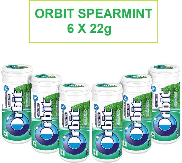 Doublemint Spearmint Fresh Sugar free Chewing Gum Pack of 6 | Premiun Chewing Gum Flavour Spearmint Chewing Gum
