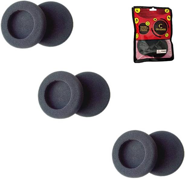 Crysendo 55mm Extra Thick (Pack Of 6) Over The Ear Headphone Cushion