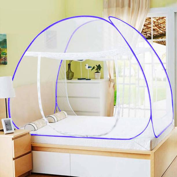 एट्रियस Polyester Adults Foldable Double Bed Net with Ventilation Visibility & Saviours पॉलिएस्टर एडल्ट के लिए बनाया गया मॉस्कीटो नेट