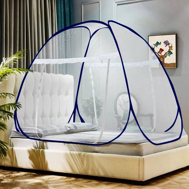 Aetrius Polyester Adults Washable Polyester Adults Mosquito Net, Foldable Nets for Double Bed Mosquito Net
