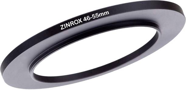 ZINROX 46-55mm Step Up Lens Filter Adapter Ring, Set of 1 Piece - Size : 46mm to 55mm Step Up Ring