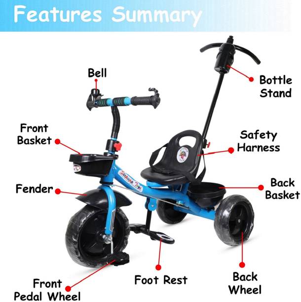 TOYSHOPPEE for age 1,2,3,4,5 years kids Tricycle