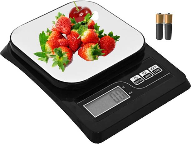 Kelo Weight Machine- Weighing Scale Kitchen ,Food Kitchen Scale,Weight Loss, Baking, Cooking, Keto and Meal Prep, Digital Kitchen Weight Machine Small Upto 10 KG for Home /99/Kkag Weighing Scale