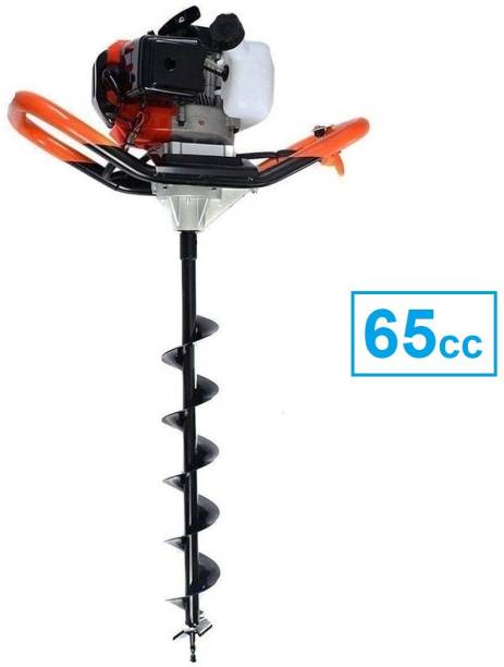 Sauran 65cc Heavy Petrol Earth Auger Drill with 100mm Thick Drill Bit for Hole in Soil Auger Drill