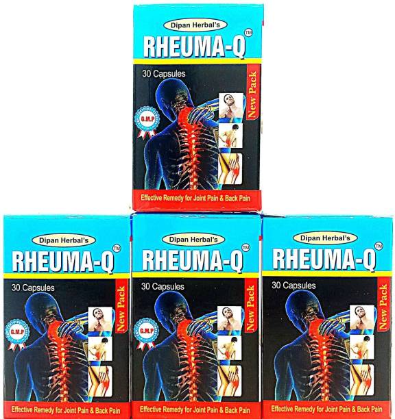 Rheuma-Q 100% AYURVEDIC CAPSULE FOR PAIN RELIEF (PACK OF-4)