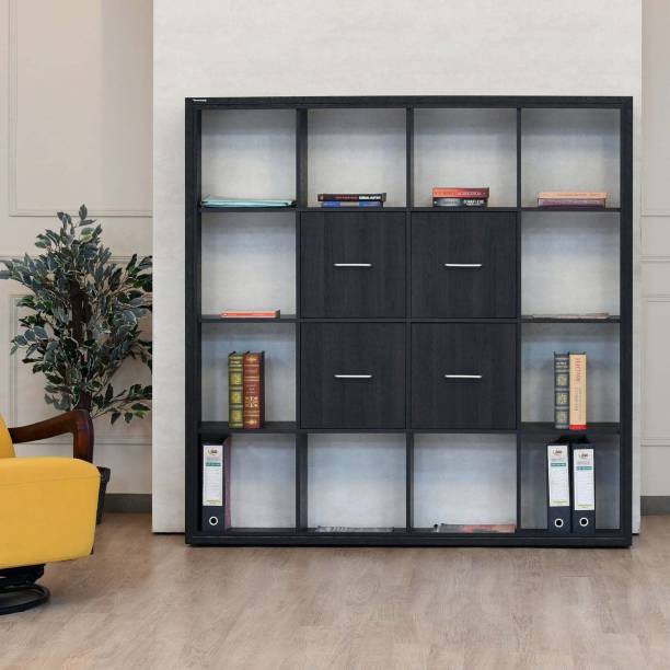 Nilkamal Hera Engineered Wood Semi-Open Book Shelf