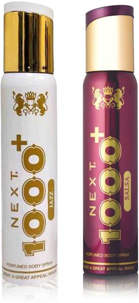 NEXT Pack of 2 Deodorants Salsa and Jazz for men and women Deodorant Spray  -  For Men & Women
