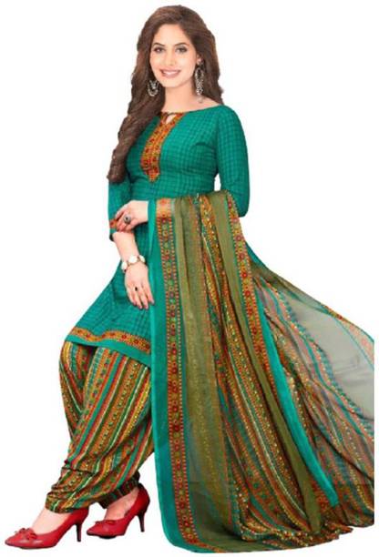 Unstitched Satin Kurta & Patiyala Material Self Design