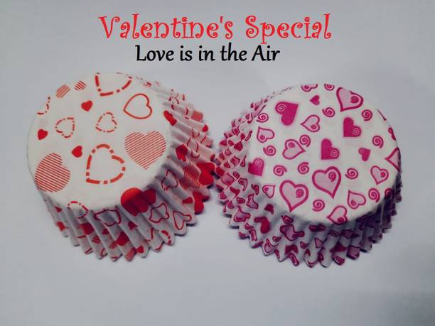 Granny N Nanny , VALENTINE'S Special 100 Cavities Multicolor Cupcake Inserts