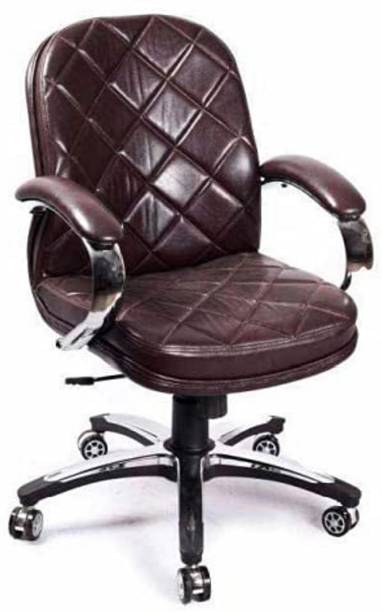 Guru Leather Office Adjustable Arm Chair