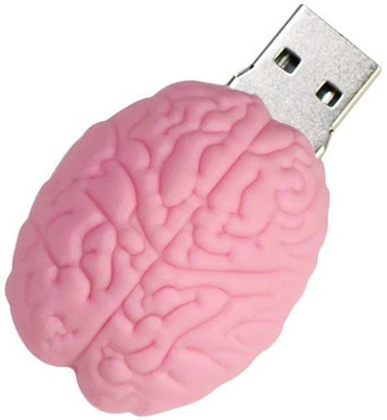 PANKREETI PDT508 Brain Cells Cartoon Designer 32 GB Pen Drive Compatible with Netbook, Gaming Console, Desktop Computer, Television, Laptop USB 2.0 Rubber Case