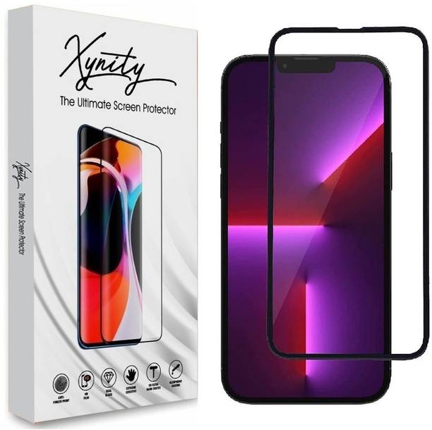 XYNITY Edge To Edge Tempered Glass for Apple iPhone 13
