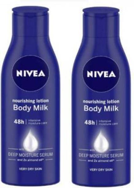 NIVEA NOURISHING BODY MILK LOTION 200 G X 2