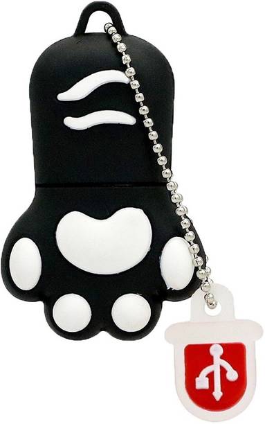 PANKREETI PDT563 Cat Claw Cartoon Designer 32 GB Pen Drive Compatible with Netbook, Gaming Console, Desktop Computer, Television, Laptop USB 2.0 Rubber Case