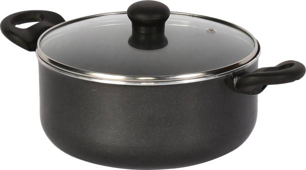 Kreme Glaze Casserole/ Biriyani Pot 4.5 Litre 25.5 cm. Pot 24 cm diameter 4.5 L capacity with Lid