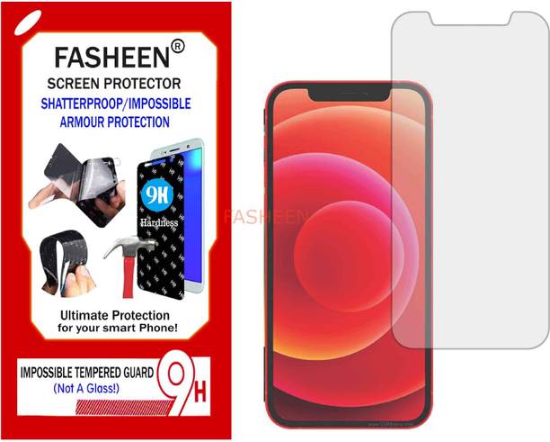 Fasheen Tempered Glass Guard for APPLE I PHONE 12 (Flexible Shatterproof)