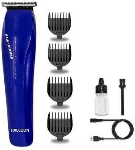 RACCOON RC-528A 45-minute runtime, Adjustable 4 Length Setting, Ultra Sleek Beard  Shaver For Men, Women