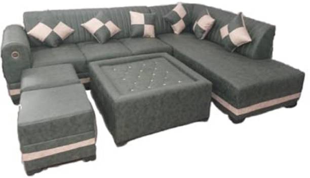 furniture Galiara LSS601GN Fabric 3 + 2 + 2 + 1 Green Sofa Set