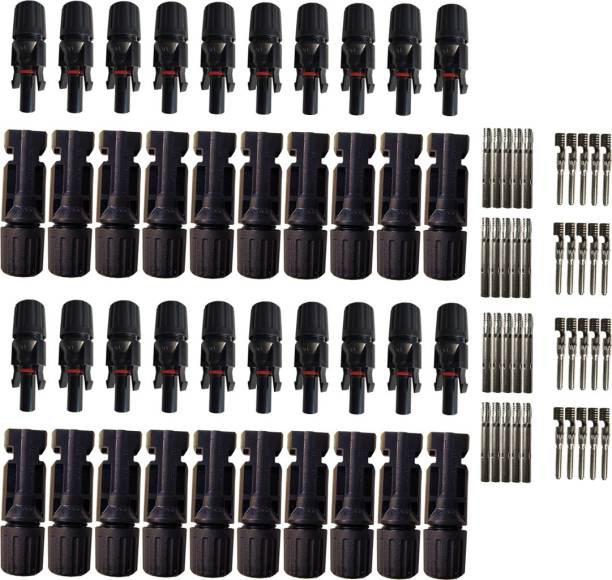 Hygridsolar MC4 Solar Connector for Solar Panel Connection (Set of 20 Pairs) MC4 CONNECTOR Wire Connector