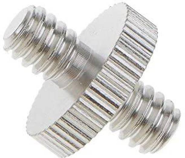 MILLETS 1/4"-20 Male to 1/4"-20 Threaded Screw Adapter Converter Compatible Camera 1Pc Flash Shoe Adapter