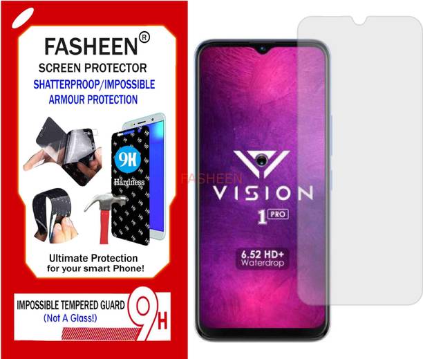 Fasheen Tempered Glass Guard for ITEL VISION ONE PRO (Flexible Shatterproof)