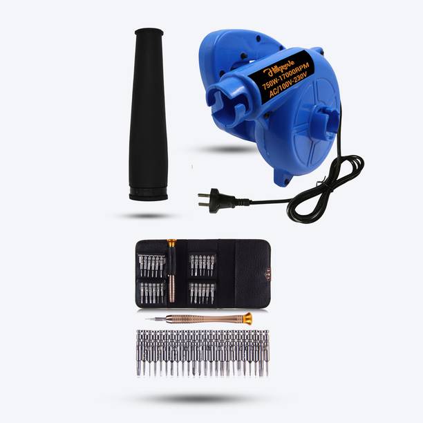 Hillgrove HGCM2M2 Air Blower with Scredriver Set Multi-Function Blower Machine Dust Clean Forward Curved Air Blower
