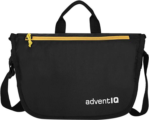 AdventIQ Advance Messenger/Shoulder DSLR/SLR Camera Bag-BNP 0300 (Black-Yellow Clr)  Camera Bag