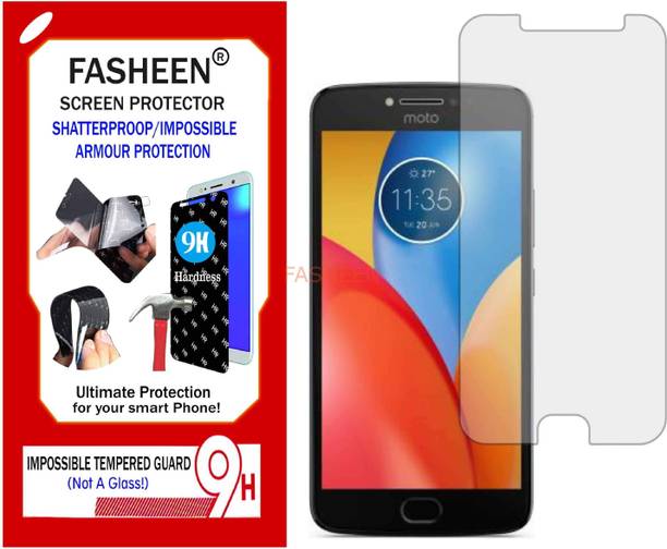 Fasheen Tempered Glass Guard for MOTO E4 PLUS (Flexible Shatterproof)