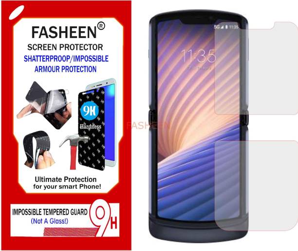 Fasheen Tempered Glass Guard for MOTOROLA RAZR 5G (Flexible Shatterproof)