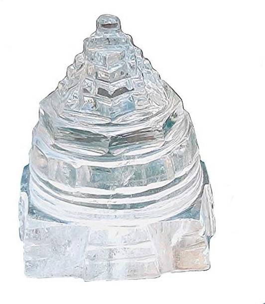 Shiva Tears Pure Sphatik/Shri Yantra AAA Quality (50 Grams) Shree Yantra Crystal Yantra