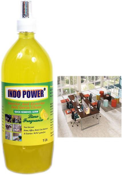 INDOPOWER Disinfectant Sanitizer Spray ANTI GERM CLEAN (QUICK REMOVES GERM) Lemon 1ltr.