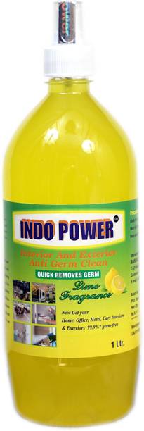 INDOPOWER Disinfectant Sanitizer Spray ANTI GERM CLEAN (QUICK REMOVES GERM) Lemon 1ltr.
