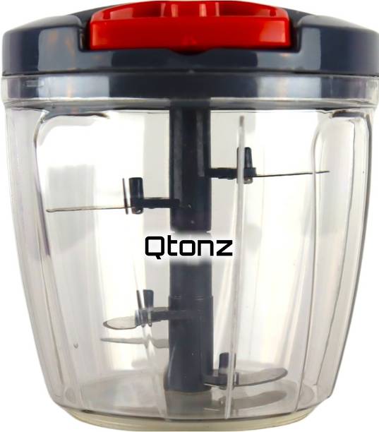 Qtonz Handy Mini Chopper Vegetable & Fruit Chopper 1000ml Dori Chopper सब्जी और फल चॉपर