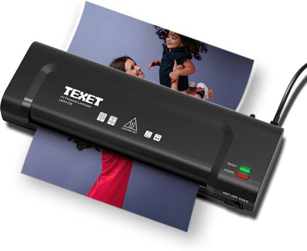 Texet LMA4-QX A4 Hot Laminator, Jam Release switch & Hot/Cold Switches, 250mm Speed 9.4 inch Lamination Machine