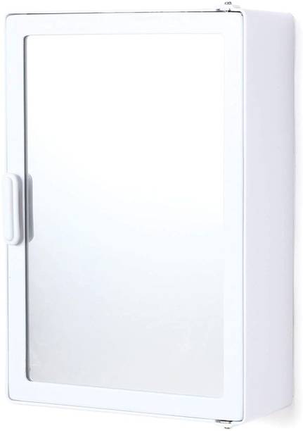 OKASTA Small Size Cabinet for 2 person 10 x 14 inches. Plastic Wall Shelf