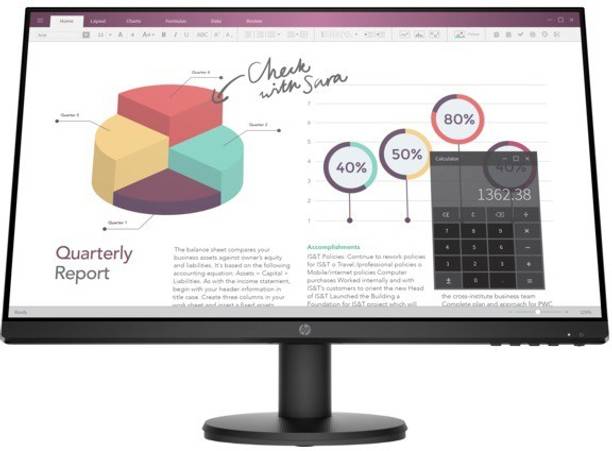 HP 60.45 cm (24 inch) Full HD LED Backlit Monitor (P24v G4)