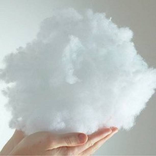 Linenovation 1 Kg of Polyester Fiber For Filling Material Toys Pillows Doll Insert Fiberfill Polyester Batting