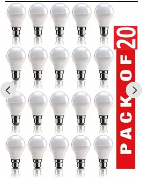 VIYASHA 12 Watt led bulbs Pack of 20 12 W Round B22 LED Bulb