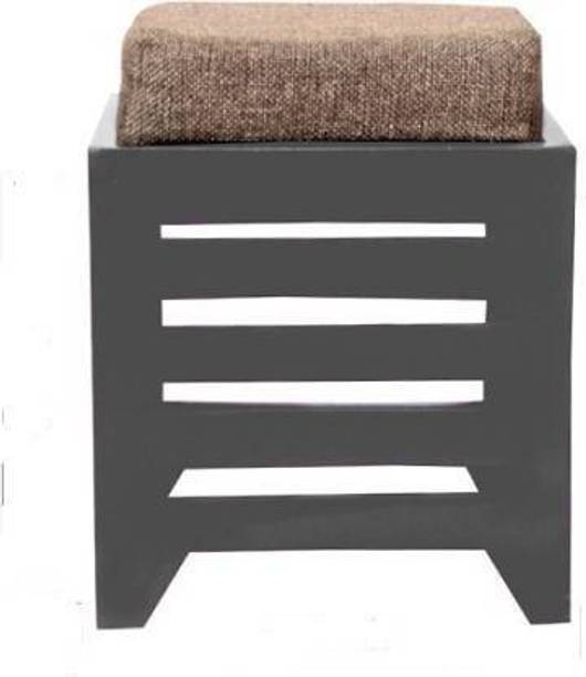 ANB Enterprises Wooden stool with cushion for sitting stool Antique wood square shape stool Living & Bedroom Stool