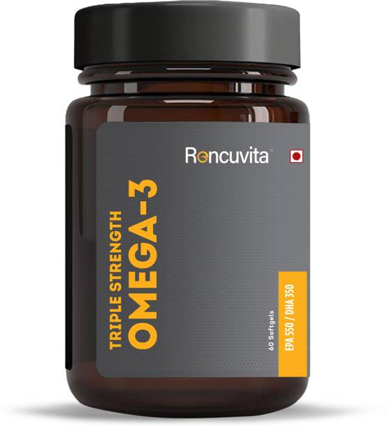 RONCUVITA Omega-3 Fish Oil Triple Strength 1250mg EPA 550mg/ DHA 350mg - 60 Softgels