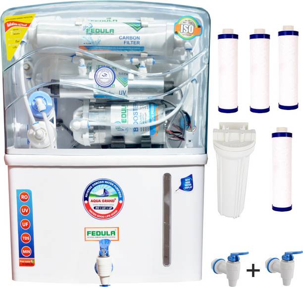fedula AQUA GRAND AC WATER PURIFIER / fast. cCCccr 12 L RO + UF + UV + UV_LED + TDS Control Water Purifier