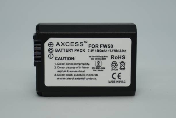 Axcess NP-FW50  for Sony NPFW50 Alpha 5000 5100 A6300 A6000 A5000 Camera  Battery