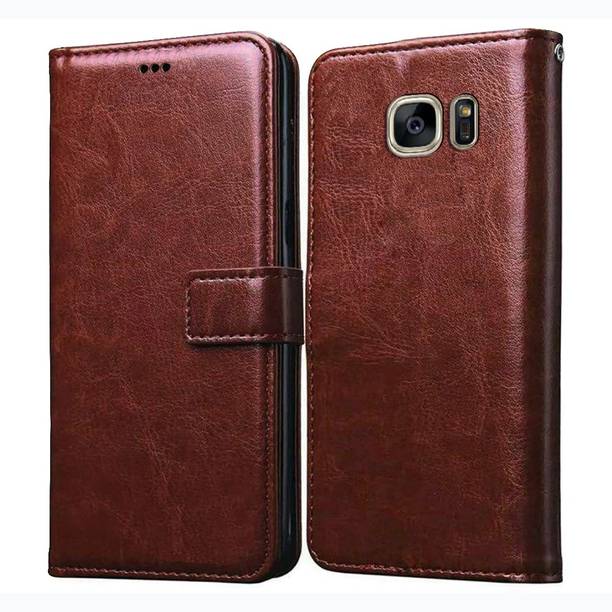 Casotec Flip Cover for Samsung Galaxy S7 Edge