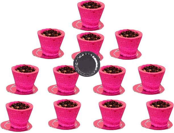 LAPREX Pooja Rose Loban Special Pure 24 Cups in 1 Pack Rose Dhoop