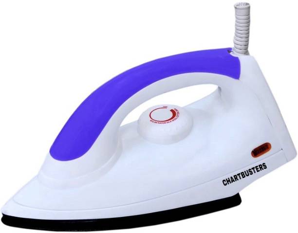Chartbusters by CHARTBUSTERS MAGICC CROWN MULTI COLOR CROWN DRY IRON[2-YEAR WARRANTY] 1000 W Dry Iron