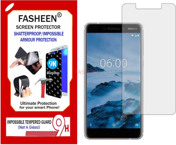 Fasheen Tempered Glass Guard for NOKIA 6.1 (Flexible Shatterproof)